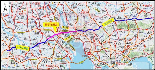 缓解虎门大桥压力东莞超级项目狮子洋通道即将开建