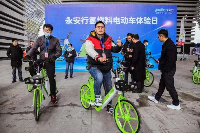 永安行的生产规模将超万辆氢能自行车制造成本会接近锂电动自行车的