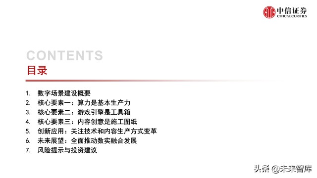 元宇宙之数字场景建设专题报告：核心要素、创新应用、未来展望
