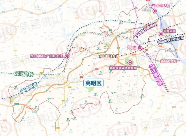 投資近8000億佛山交通十四五規劃來了新建機場城軌高速