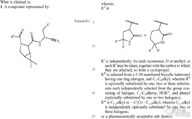 pardes biosciences申请了保护奈玛特韦化学结构的美国专利us11124497