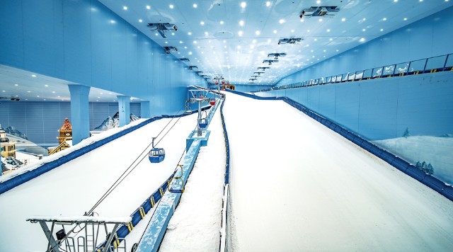 商业」透露,截至2022年1月,融创文旅在运营的室内滑雪场总面积已达42