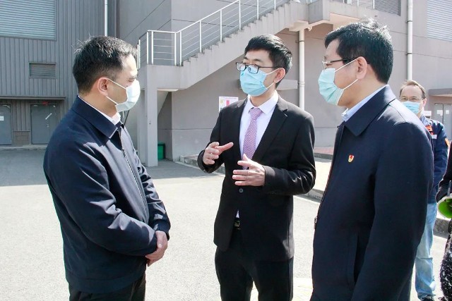 常州市武进区委副书记区政府党组书记区长恽淇丞一行调研新纶新材常州