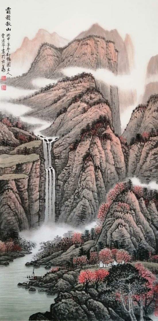 实力派山水画家贾忠平:重峦叠嶂 山明水秀