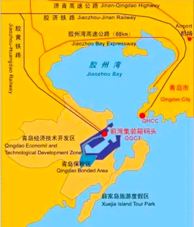 内地联通方面,已在西安,驻马店等地建有26个内陆港,构建起"覆盖山东