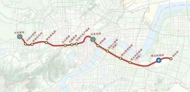 机场快线13号线除了西溪公馆闲林也要翻身了