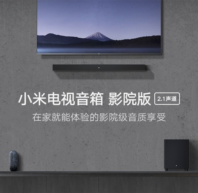 小米电视专用低音炮音箱影院版闪购价469元