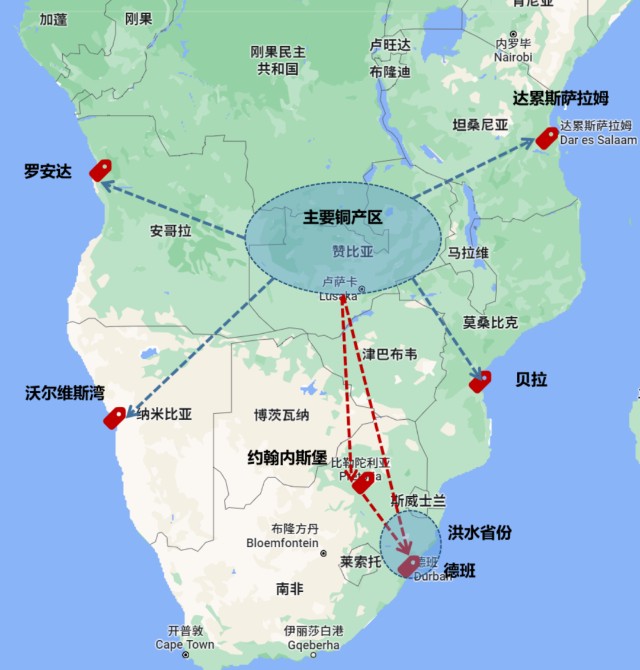 研客研究南非德班港暂停运营对铜产品运输影响有多大