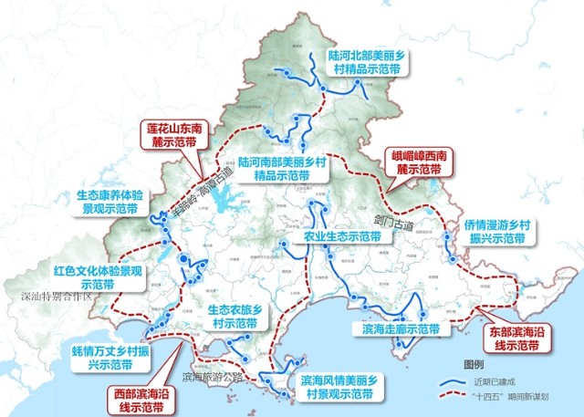 汕尾旅游地图全景图片