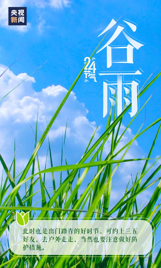 春归谷雨夏日将至