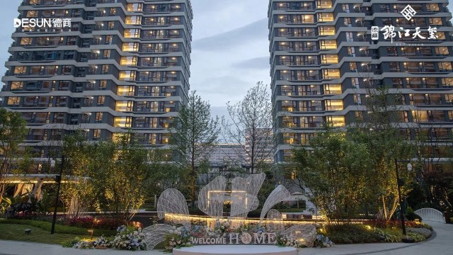 德商锦江天玺实拍图德商锦江天玺落址成都"中优"战略的重要阵地,"
