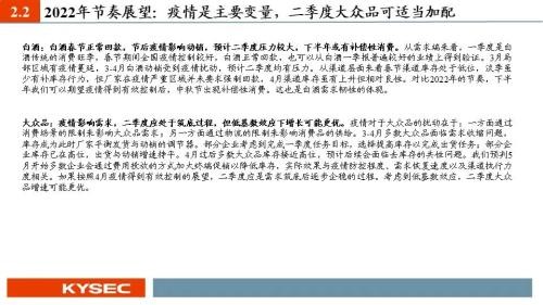 开源证券2022年中期投资策略丨食品饮料：行业逐渐筑底，关注修复机会