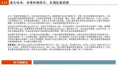 开源证券2022年中期投资策略丨食品饮料：行业逐渐筑底，关注修复机会