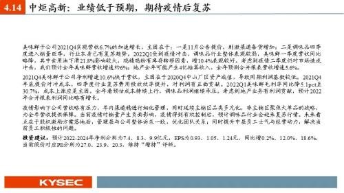 开源证券2022年中期投资策略丨食品饮料：行业逐渐筑底，关注修复机会