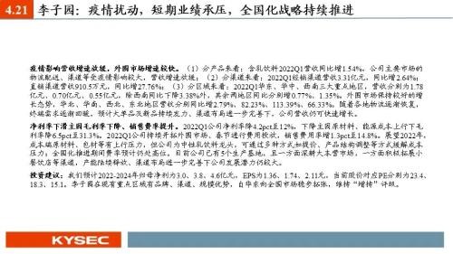 开源证券2022年中期投资策略丨食品饮料：行业逐渐筑底，关注修复机会