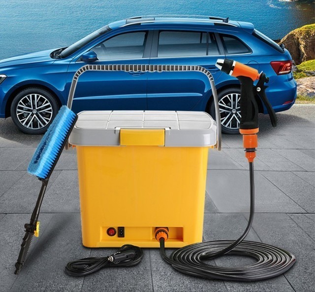 高压水枪带水箱的洗车机仅售178元