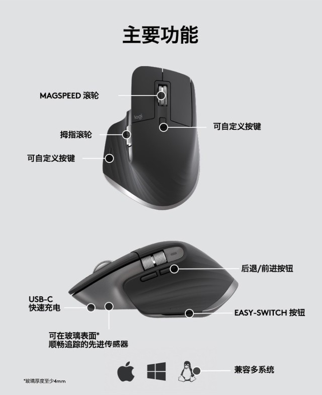 罗技旗舰无线鼠标年内好价