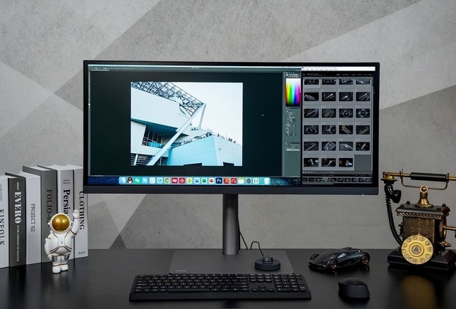 明基34吋带鱼屏pd3420q专业显示器评测屏幕和灵感一起大增33