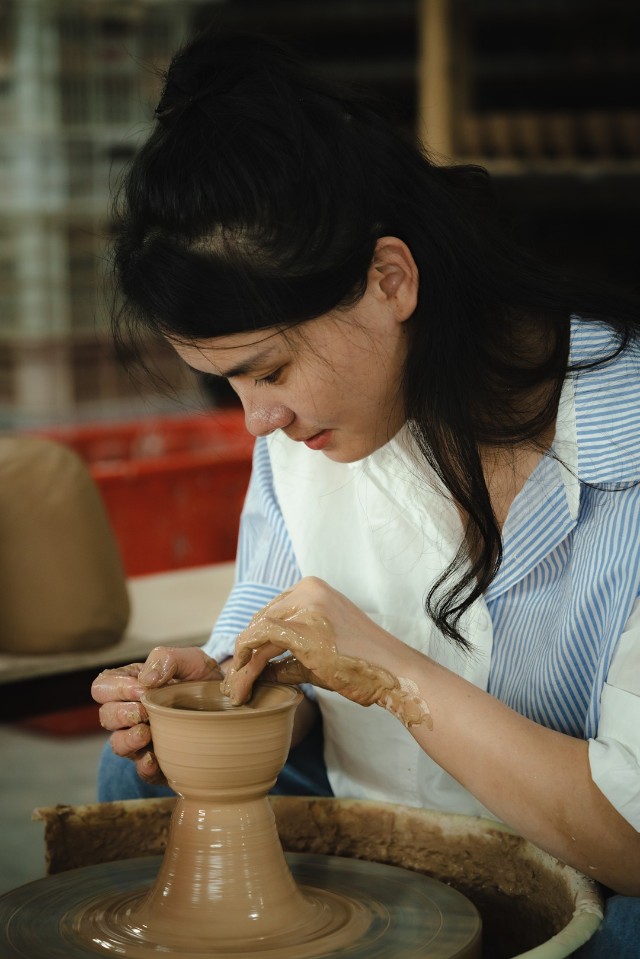 全国高级陶艺师工艺美术师陈娉婷志野烧陶瓷作品欣赏