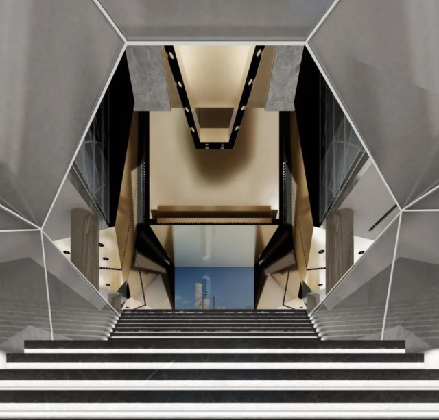 金螳螂幕墙作品武汉复地汉正街售楼中心幕墙工程