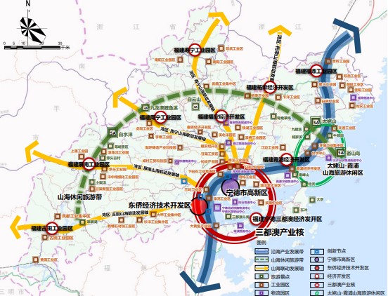 2022年宁德市产业布局及产业招商地图分析
