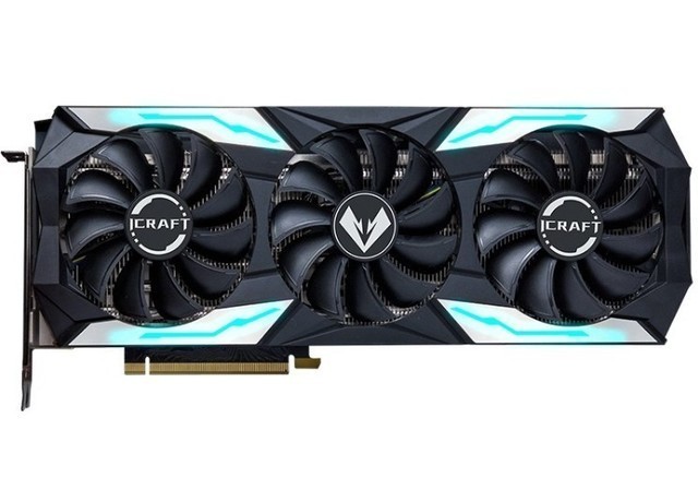 显卡价格崩盘铭瑄rtx3070icraftoc显卡3899元