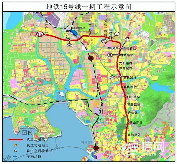 即墨地铁11号线线路图图片