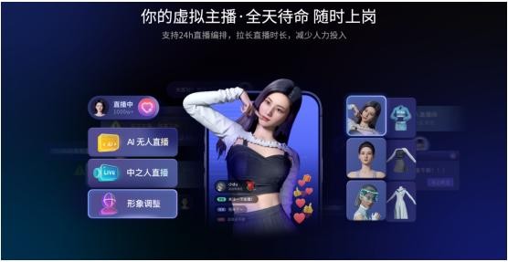 百度发布数字人直播平台能直播会画画的数字人能否成为新增长曲线