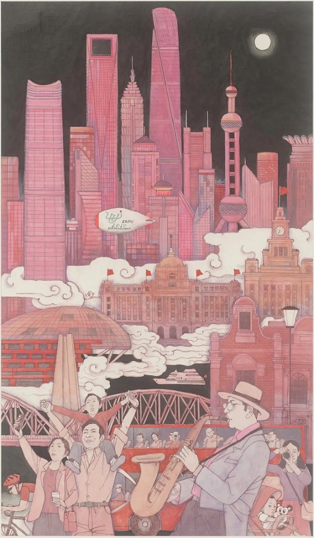 城长记|用色彩定义城市精神,这位80后画家是如何做到的