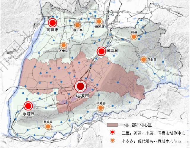 2022年運城市產業佈局及產業招商地圖分析