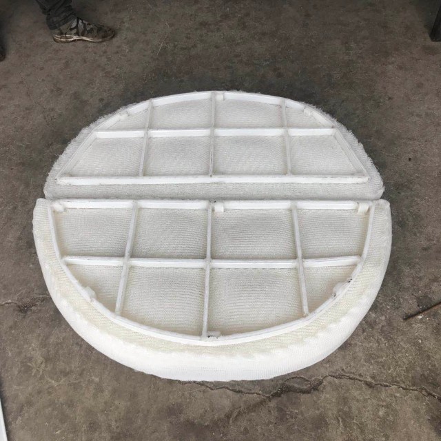 ptfe丝网除沫器在化工操作中所碰到的气体中分散液滴的直径约在0.
