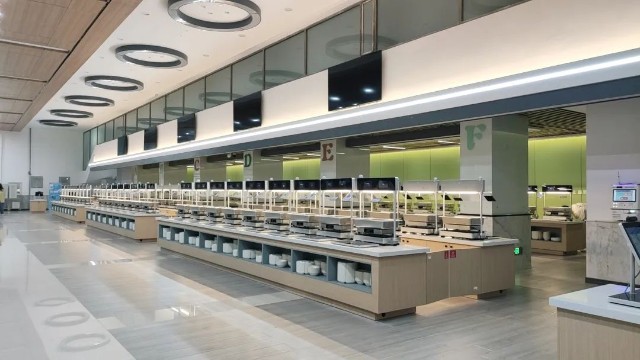 吉林大学南岭校区智慧食堂开餐